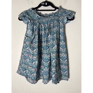 Lenora by Dina Yang Green Katy Strawberry Flutter Sleeve PJ Set Sz M